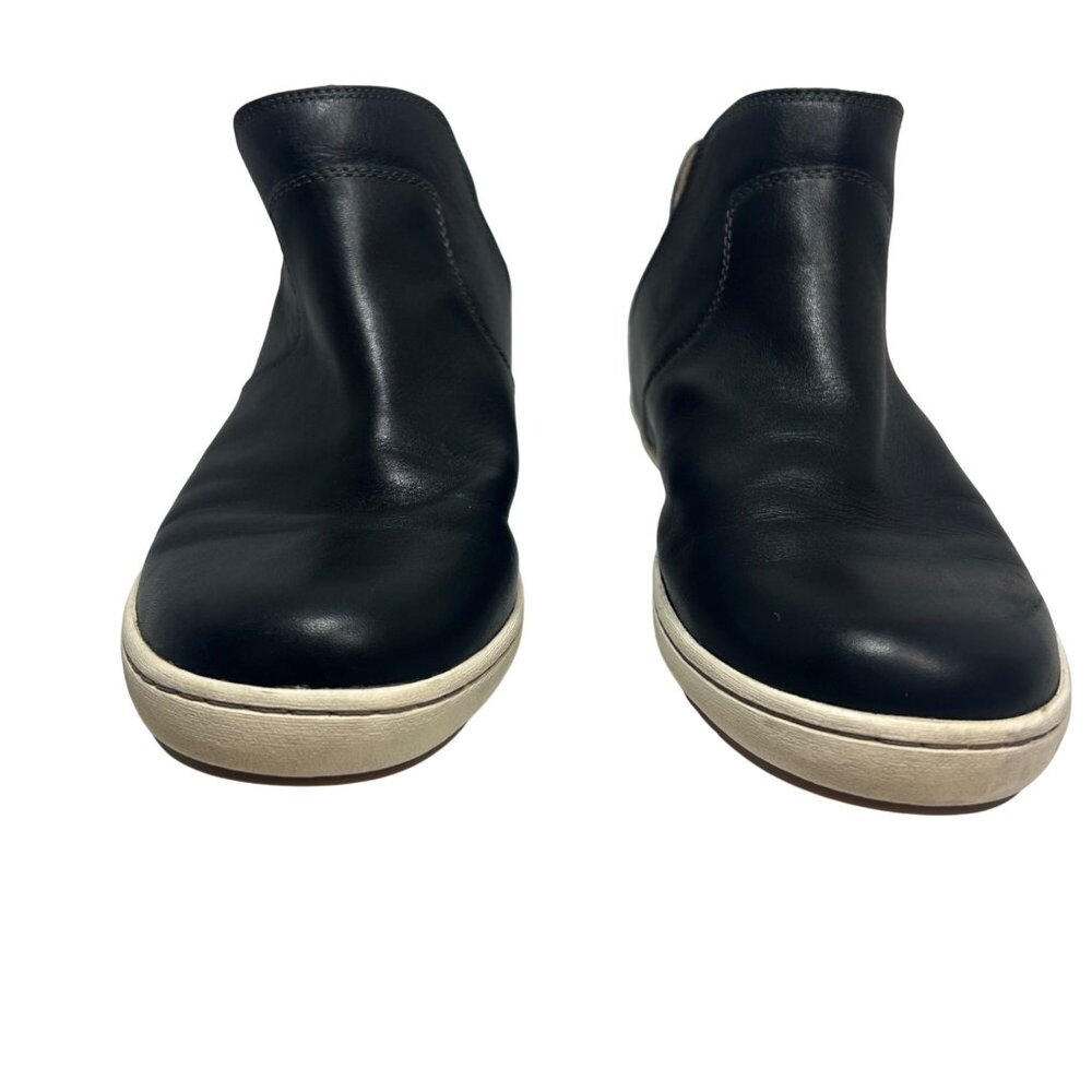 Taos Black Leather Slip-On Shoes Unity US 8.5 Womens Casual Comfort Sneakers - Picture 2 of 10